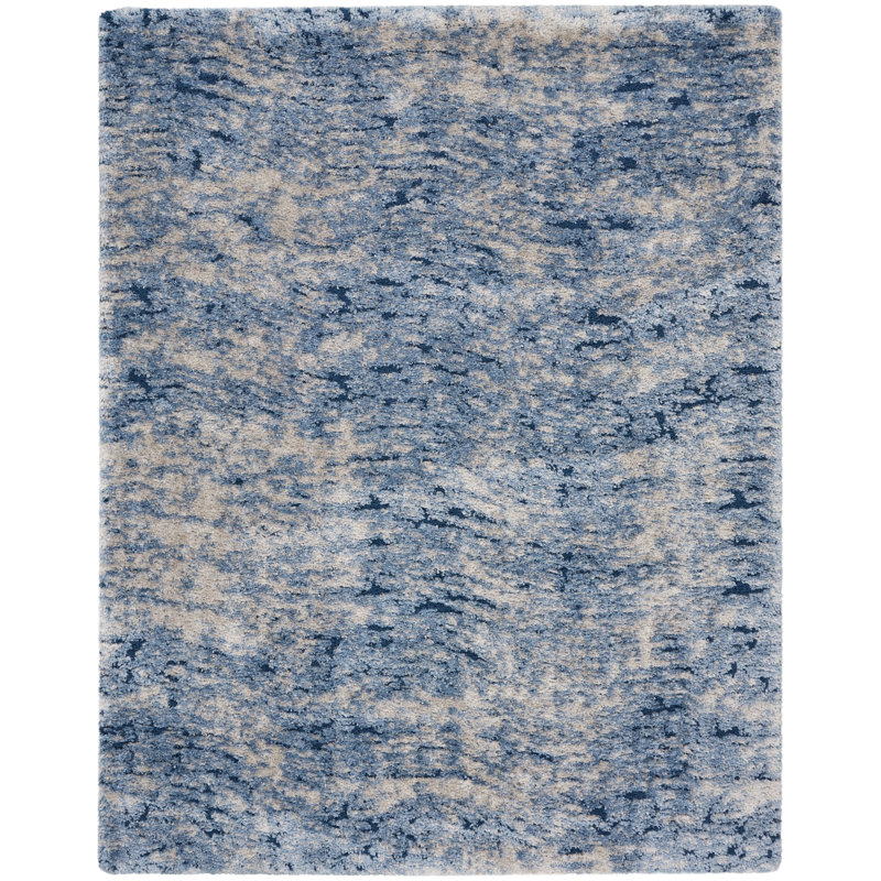 Trent Austin Design® Milsap Dreamy Power Loom Abstract Blue/Ivory Area